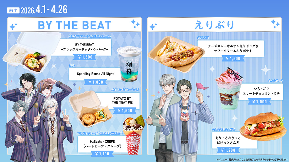 原創合作餐點銷售前半