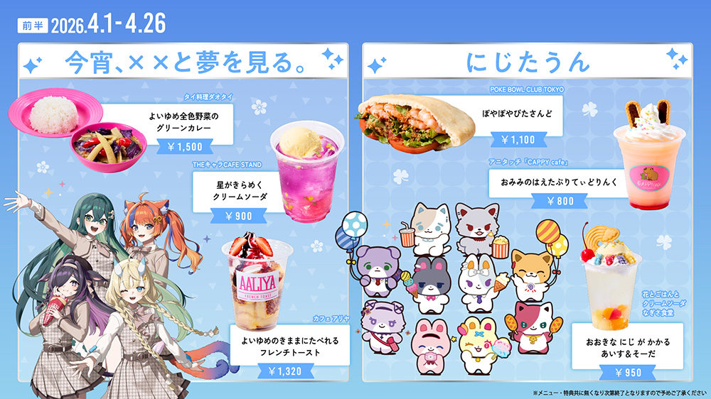 原創合作餐點銷售前半