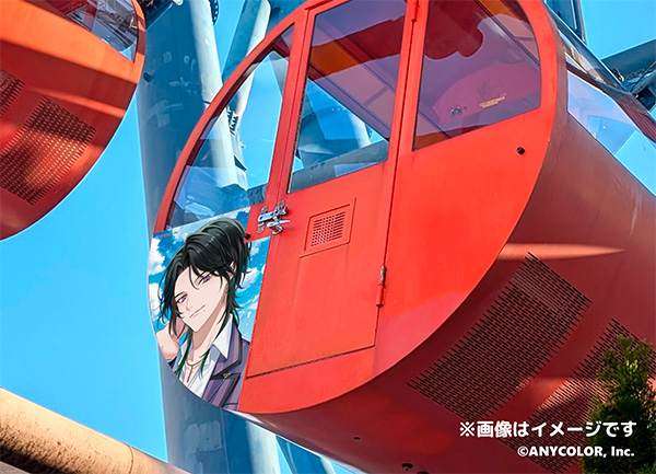 東京巨蛋城遊樂設施Big-O Nijisanji原創裝飾圖像